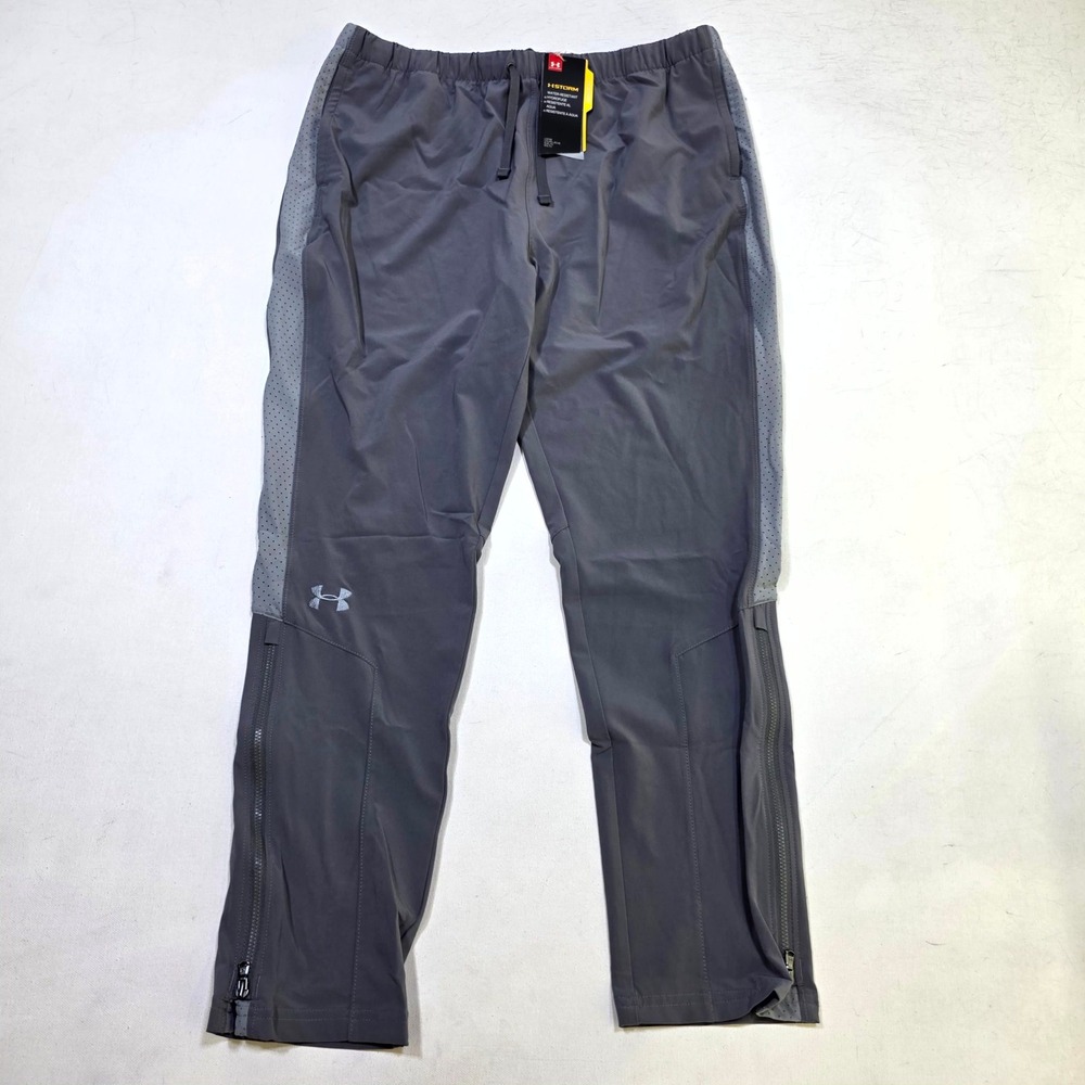 Under Armour Storm Pants Girls YXL Gray Water Resistant Athletic 1309647